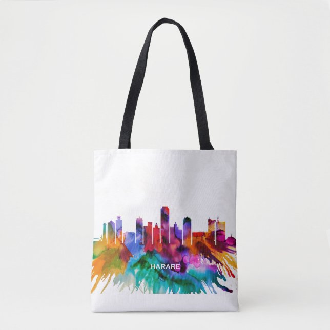 Harare Skyline Tote Bag (Front)