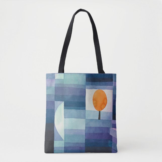Harbinger of autumn abstract watercolor Paul Klee Tote Bag (Front)
