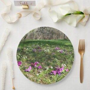 Harbinger of Spring Paper Plate