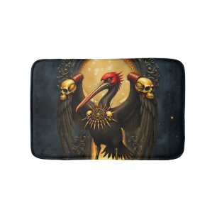 Harbinger of the Golden Gate The Nocturnal Pelican Bath Mat