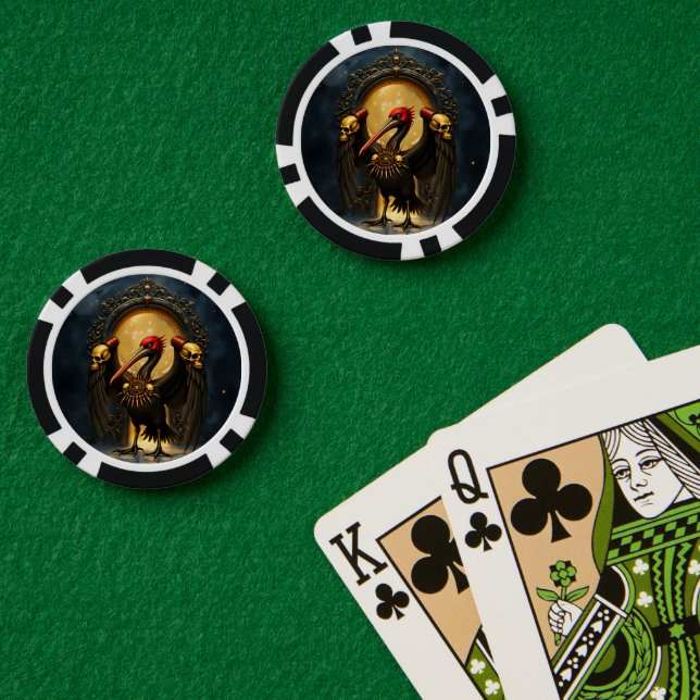 Harbinger of the Golden Gate The Nocturnal Pelican Poker Chips (Poker Table (Double))