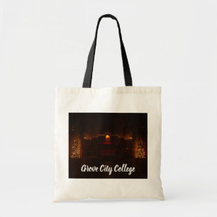 Harbison Chapel at Christmas Grove City College Tote Bag