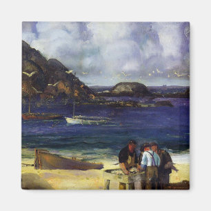 Harbor at Monhegan - George Bellows - 1913 Magnet
