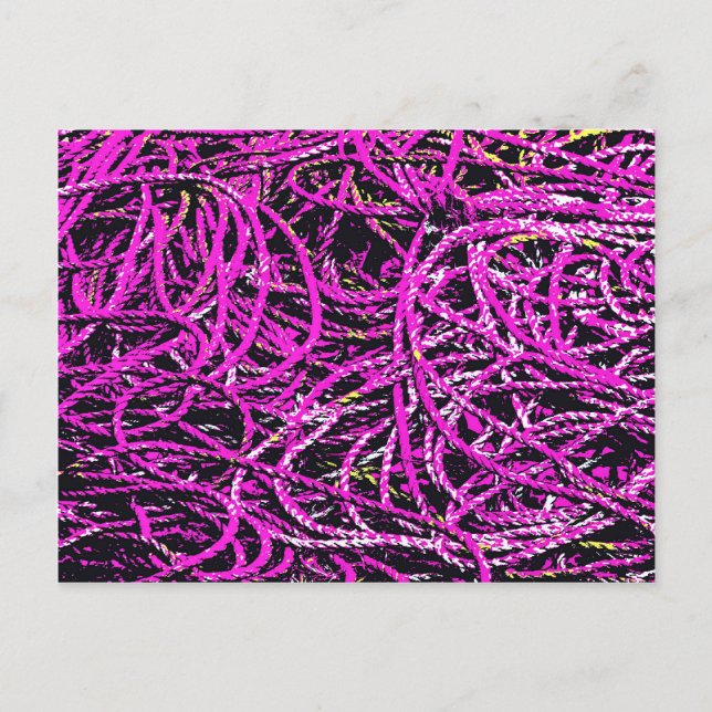 HARBOR FISHING ROPE POSTCARD (Front)