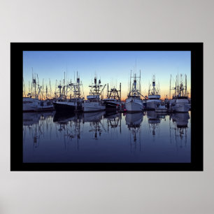 Harbor Sunrise Poster