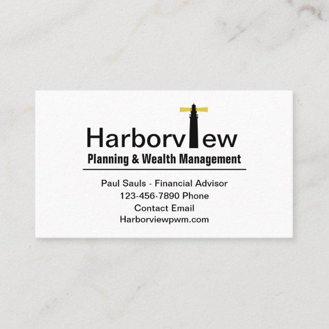 Harborview Paul Business Card (Front)