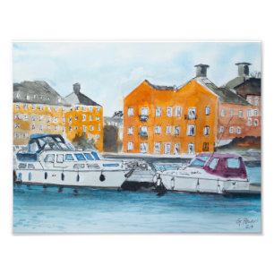 Harbour and Waterfront Buildings Photo Print