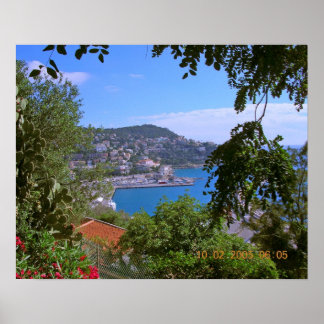 Harbour at Nice, France Poster