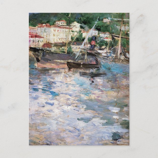 Harbour at Nice Postcard (Front)