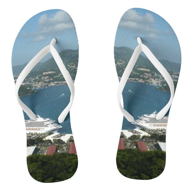 Harbour at St. Thomas US Virgin Islands Jandals (Footbed)