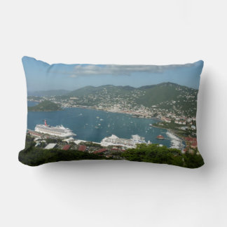 Harbour at St. Thomas US Virgin Islands Lumbar Cushion