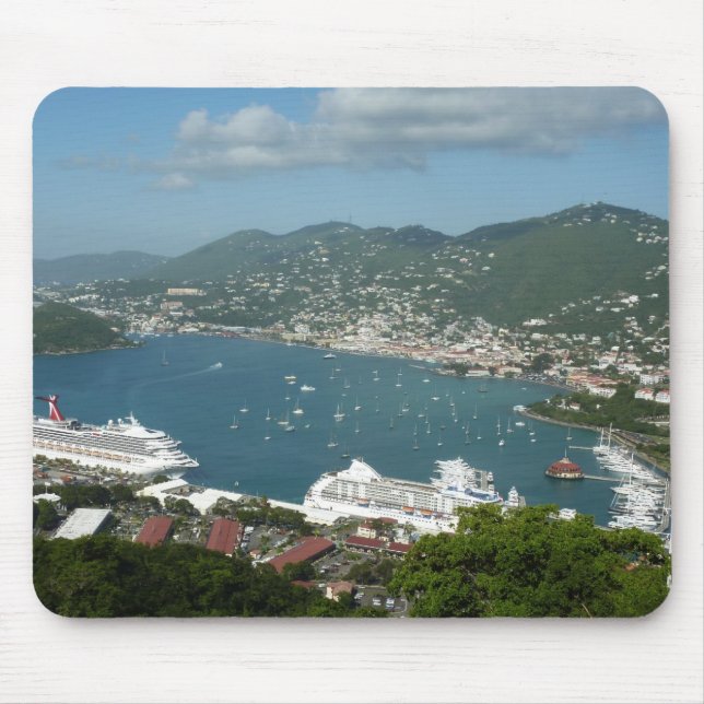 Harbour at St. Thomas US Virgin Islands Mouse Pad (Front)