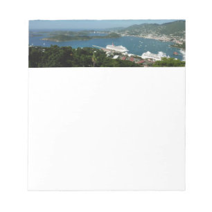 Harbour at St. Thomas US Virgin Islands Notepad