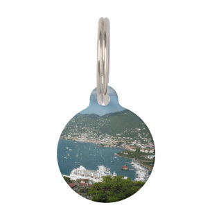 Harbour at St. Thomas US Virgin Islands Pet Tag