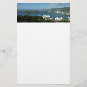 Harbour at St. Thomas US Virgin Islands Stationery