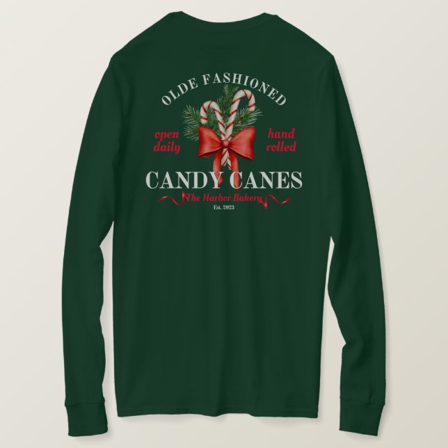 Harbour Bakery Dark Green T-Shirt (Design Back)