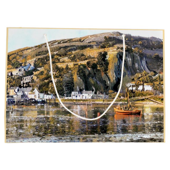 HARBOUR BARMOUTH WALES LARGE GIFT BAG (Back)