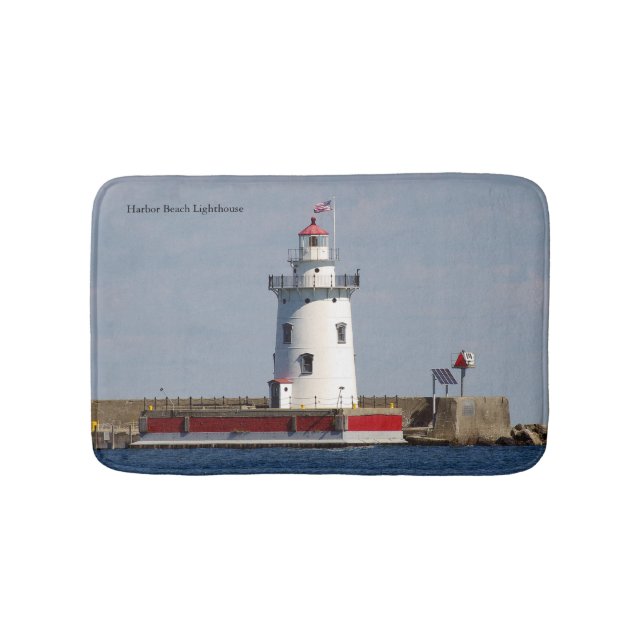 Harbour Beach Lighthouse bathmat (Front)
