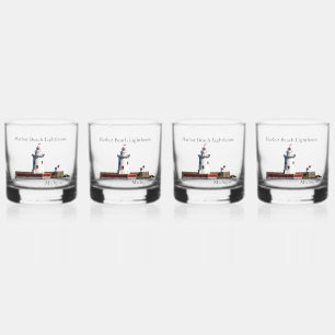 Harbour Beach Lighthouse glass