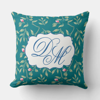 Harbour Blue Wedding Keepsake Throw Pillow