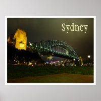 Harbour Bridge at Night, Sydney, Australia