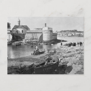 Harbour, Concarneau Postcard