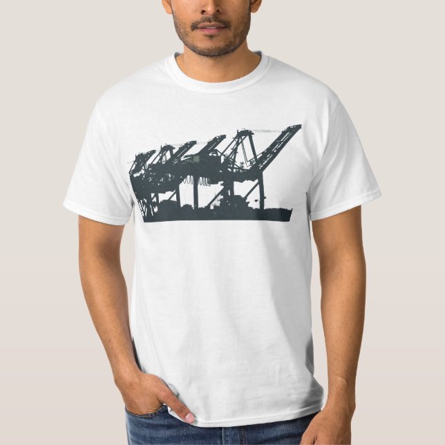 Harbour Cranes T-Shirt (Front)