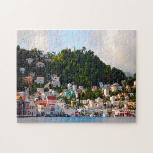 Harbour Grenada Caribbean. Jigsaw Puzzle