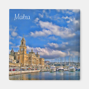Harbour in Malta Magnet