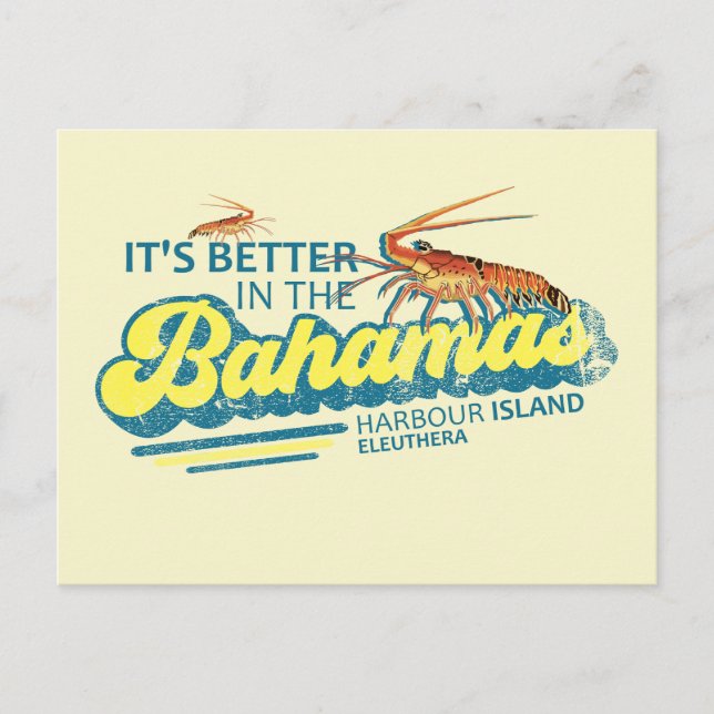 Harbour Island Bahamas Postcard Vacation Cruise (Front)