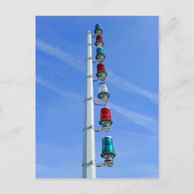 Harbour Lights, Cardiff Bay Harbour Postcard (Front)