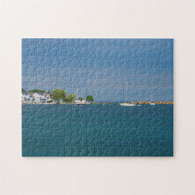 Harbour Mackinac Island Jigsaw Puzzle (Horizontal)