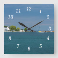Harbour Mackinac Island Wall Clock