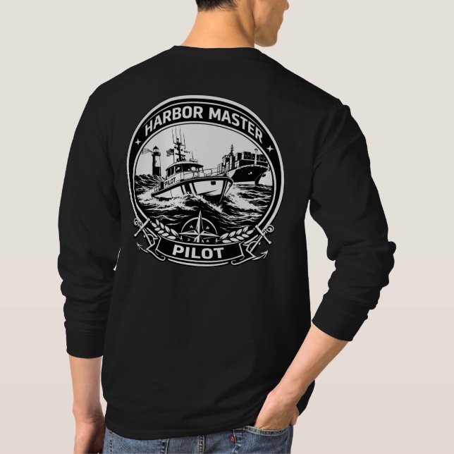 Harbour Master Pilot: Professional Long Sleeve Tee (Back)
