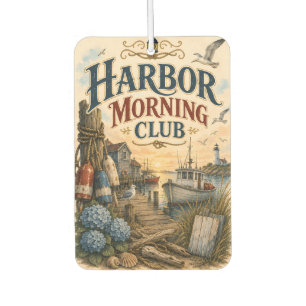 Harbour Morning Club Coastal Lighthouse Car Air Freshener