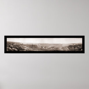 Harbour of Duluth MN Photo 1913 Poster