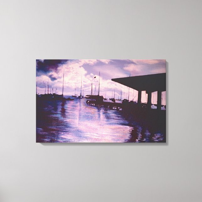 Harbour of Fort de France Canvas Print (Front)