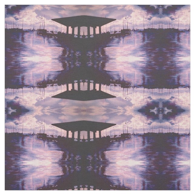 Harbour of Fort de France Fabric (Swatch)