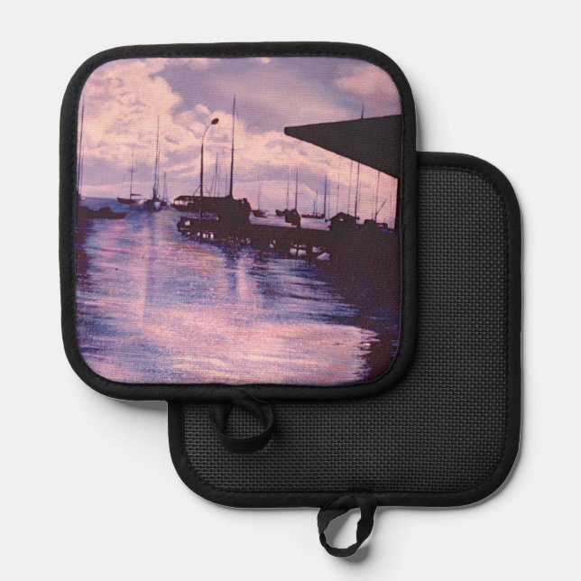 Harbour of Fort De France Pot Holder (Front/Back)