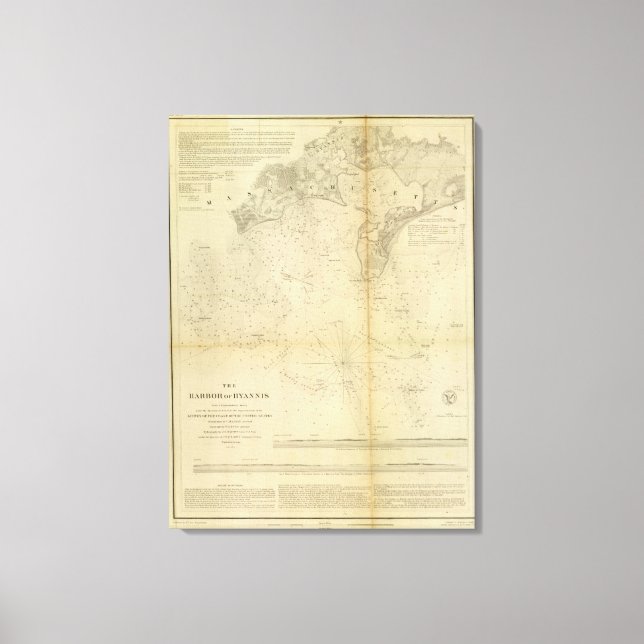 Harbour of Hyannis Canvas Print (Front)