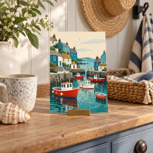 Harbour of Little Boats Art Print