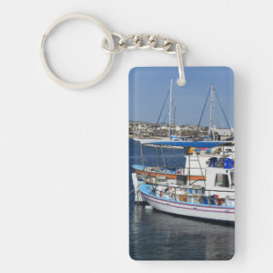 Harbour of Paphos Key Ring
