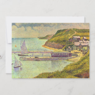 Harbour Port-en-Bessin High Tide by Georges Seurat