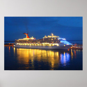 Harbour Reflections Poster