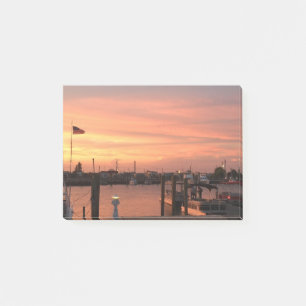 Harbour Scene Sunset Photo Post-it Notes