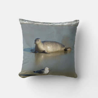 Harbour Seal at La Jolla California Cushion