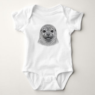 Harbour Seal Pup Baby Suit Nursery Bodysuit