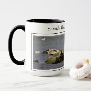 Harbour Seals, Island Beach State Park Mug