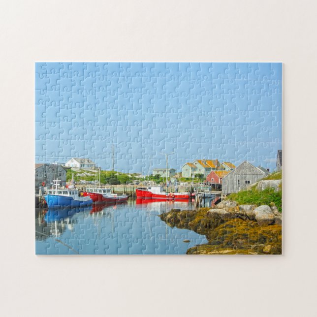 Harbour Setting Nova Scotia. Jigsaw Puzzle (Horizontal)