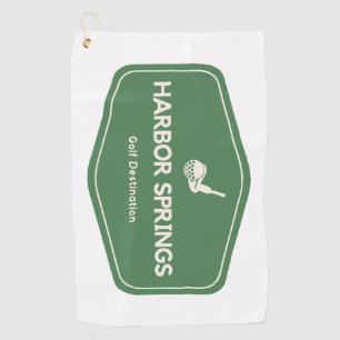 Harbour Springs Michigan Golf Destination Golf Towel